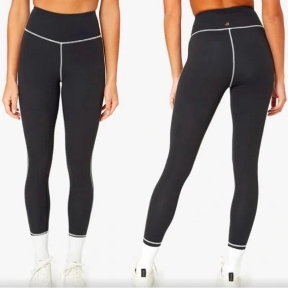 WeWoreWhat Pants - WeWoreWhat Black Leggings with White Stitching- NWT